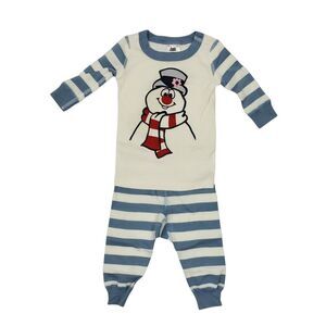 Hanna Andersson Pajamas‎ Frosty The Snowman Long Johns 60 Cm 3-6M Organic Cotton